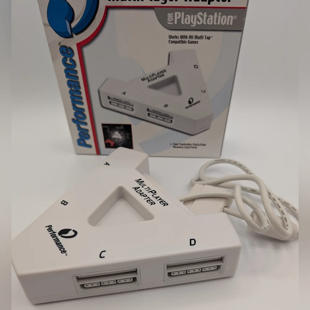 MultiPlayer Adapter for PS One - White